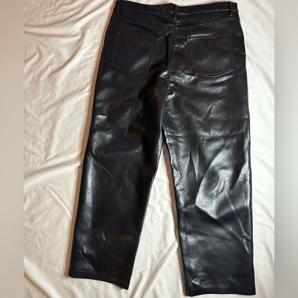 Wilfred Cropped Leather Pants from Aritzia Size 14 - Picture 4 of 4